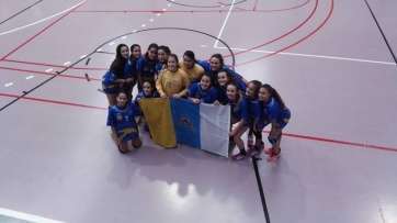 Selección canaria infantil femenina (Foto TA)