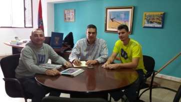 Ojeda, Vega y Colom, hoy en Telde (Foto TA)