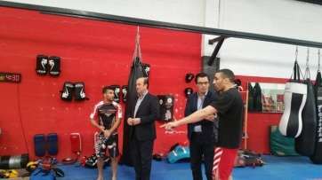 Momento de la visita (Foto TA)