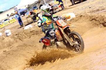 Imagen de archivo de una prueba de enduro en el Barranco de Telde (Foto TA)