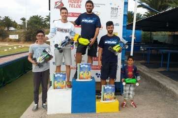 Podio en Narea, el domingo 31 de enero (Foto TA)