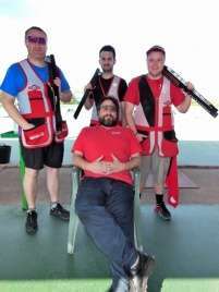 Tiradores de la selección olímpica de Luxemburgo (Foto TA)