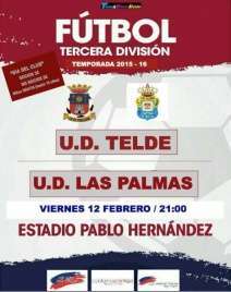 Formación habitual de la UD Telde en esta temporada (Foto José Carlos Vega)