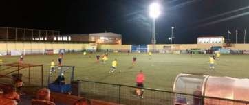 El partido se jugó esta noche en El Hornillo (Foto TA)