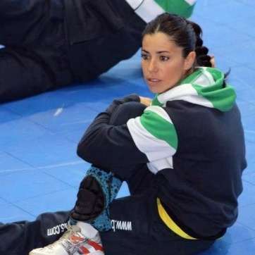 La jugadora del Rocasa (Foto TA)