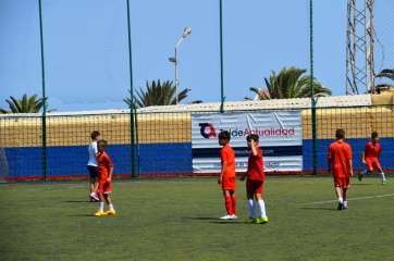 Jugadores de equipos cadetes (Foto TA)