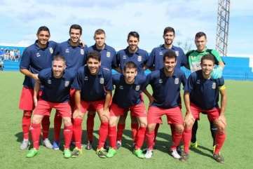 Formación inicial del Telde ante el CD Cotillo (Foto tibibiandeportes)
