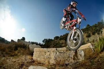 Practicante de la modalidad de trial (Foto gasgasmotos.es)