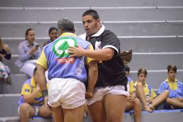 Imagen de una luchada en el terrero Amado Díaz Guillén (Foto TA)