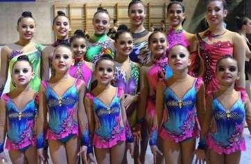 Gimnastas del Attenya (Foto TA)