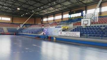 Estado actual del polideportivo (Foto TA)