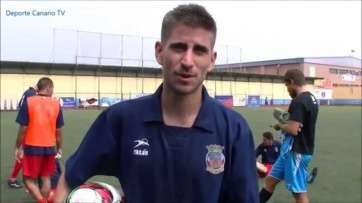 Dani Ojeda sigue como máximo goleador del grupo canario de la Tercera División (Foto Deporte Canario TV)