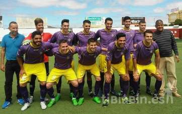 Formación de la UD Telde ante el Unión Puerto (Foto Tibiabin)
