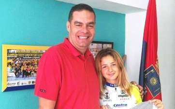 Diego Ojeda y Ainhoa Santana (Foto TA)