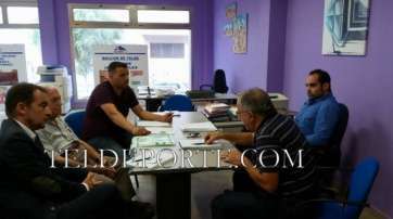 Momento de la reunión captado por Teldedeporte.com