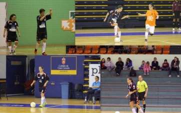 Jugadoras del  Preconte Telde que continúan en el equipo (Foto TA)