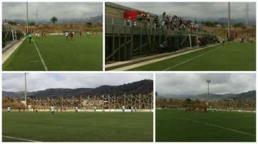 Diferentes momentos del partido (Foto varios autores)