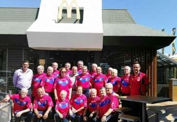 Equipo de mayores de balonmano Ciudad de Telde (Foto TA)