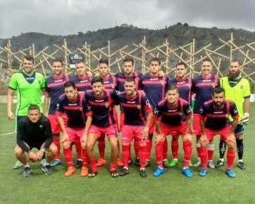 La UD Telde, formación inicial que presentó el pasado fin de semana ante el Santa Brígida (Foto José Carlos Vega)