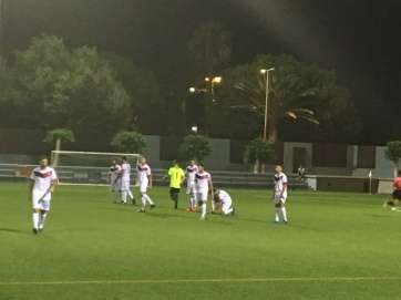 Momentos iniciales del partido (Foto UD Telde)