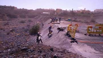 La prueba se desarrolló en el tramo bajo del Barranco Real de Telde (Foto TA)
