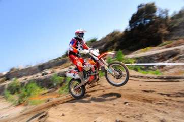Prueba de Enduro en el Barranco Real (Foto TA)