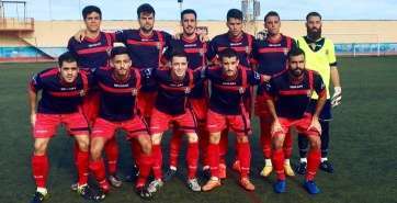 Formación inicial de la UD Telde (Foto UD Telde)