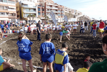 Imagen de archivo de una concentración de lucha canaria en Melenara (Foto TA)
