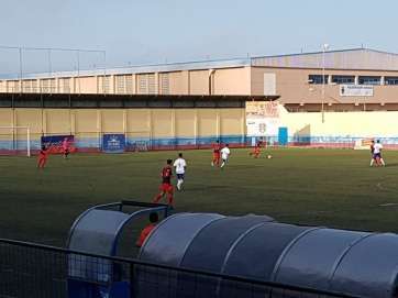 Imagen de archivo del partido de la UD Telde con el Tenerife B en El Hornillo (Foto TA)