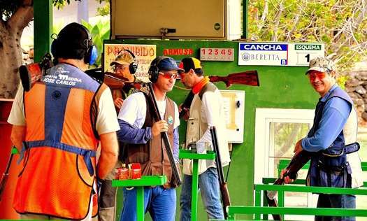 Imagen de archivo de una competición de tiro en Lomo Pollo (Foto TA)