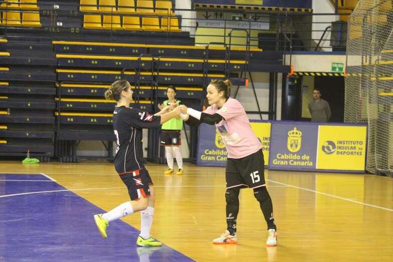 Imagen de archivo de jugadoras del Preconte Telde (Foto TA)