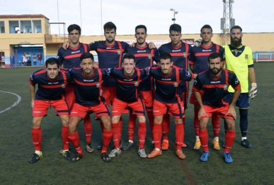 Formación de la UD Telde (Foto TA)