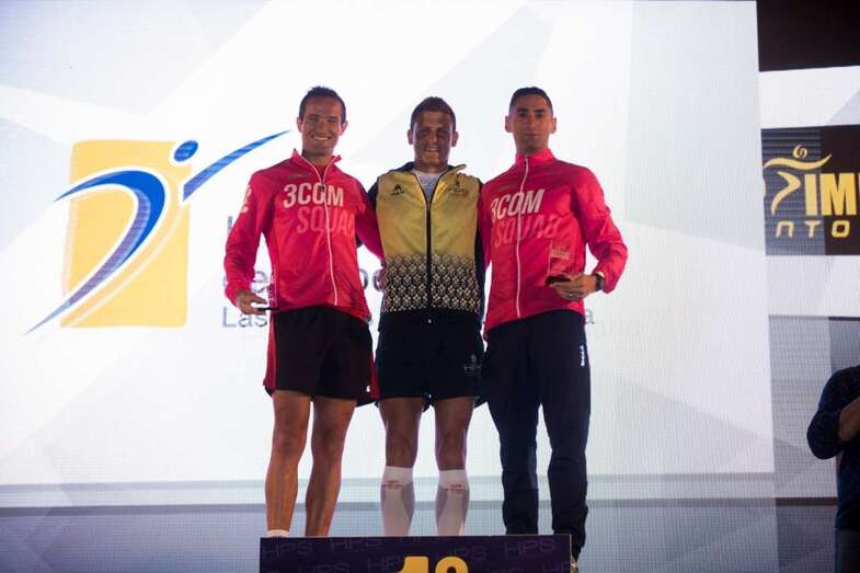 Podio de los ganadores absolutos (Foto Acfi Press)