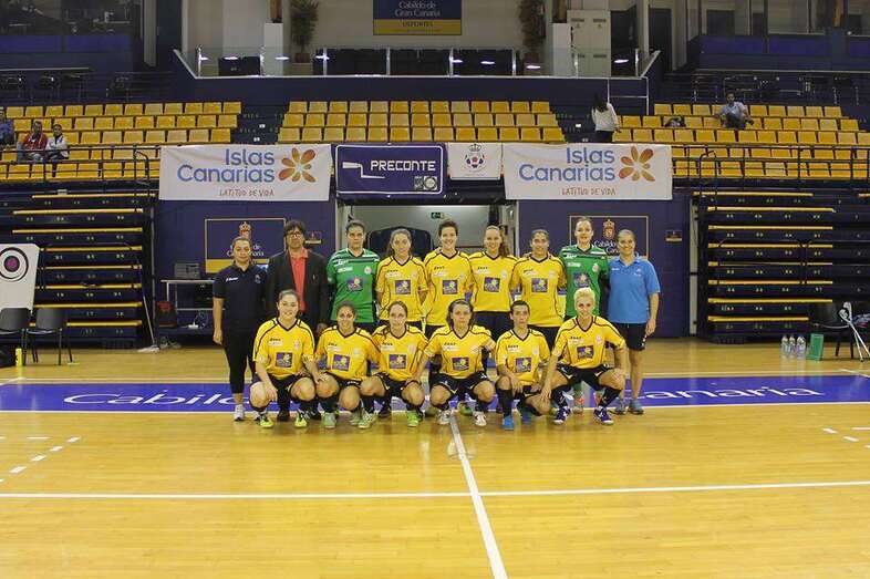 Plantilla del Preconte Telde (Foto TA)