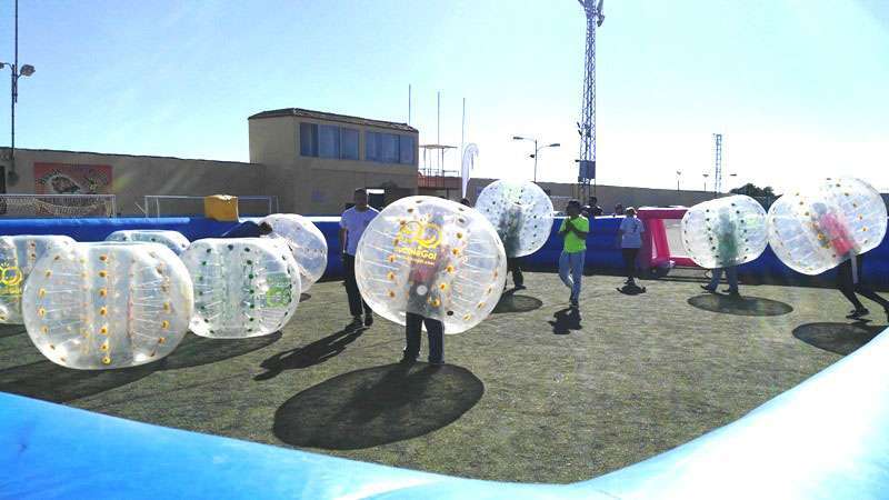 Actividades organizadas por APROSU en El Hornillo (Foto TA)