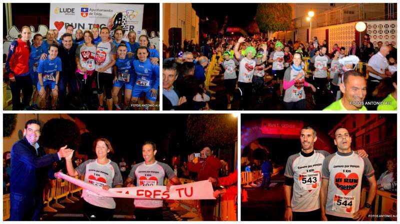 Diferentes momentos de la carrera (Foto TA)