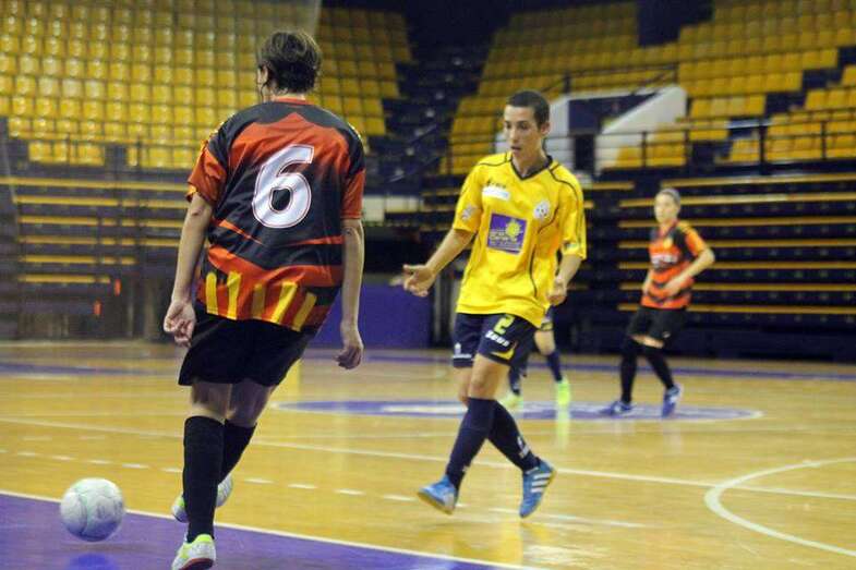 Imagen de archivo de un partido del Preconte Telde (Foto TA)