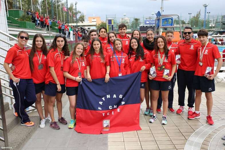 Imagen de los componentes del CN Faynagua Ciudad de Telde (Foto TA)