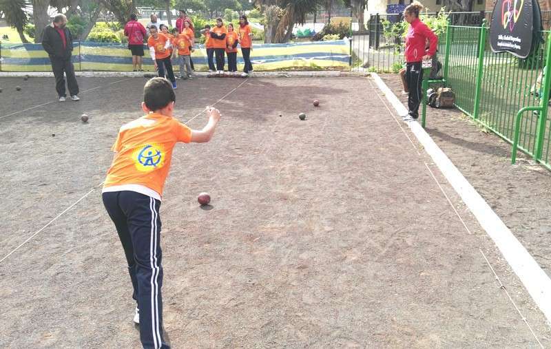 Se disputaron 20 encuentros entre escolares de centros educativos de Telde y Valsequillo (Foto TA)
