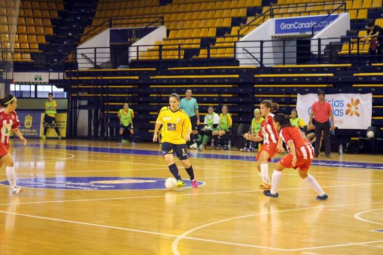 Imagen de archivo de un partido del Preconte Telde (Foto TA)