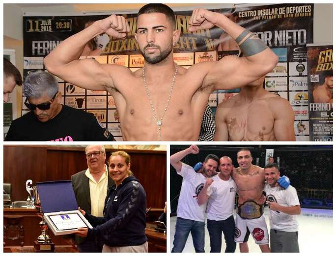 Ferino V, Davinia López y Juan Manuel Suárez (Foto TA)