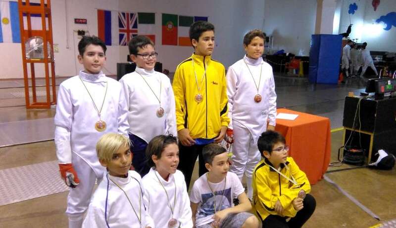 Medallistas del club teldense (Foto TA)