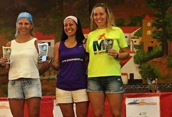 Las ganadoras de la prueba reina (Foto TA)