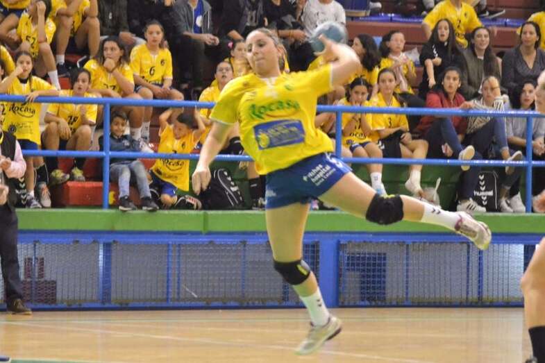 Imagen de un partido de esta temporada en Telde (Foto TA)