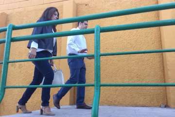 Obras de arreglo de la cancha (Foto TA