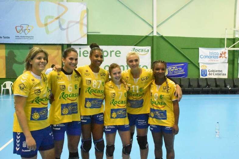 Jugadoras del Rocasa, algunas de ellas dejan el club en la nueva temporada (Foto TA)