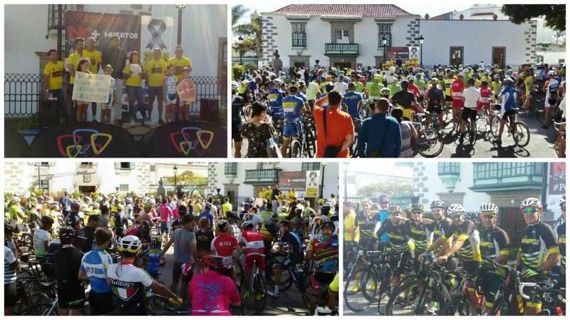 Diferentes momentos de la concentración (Foto TA)