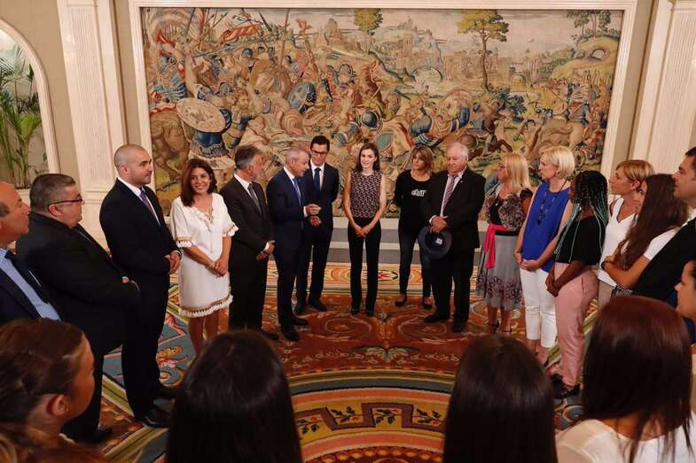 La audiencia oficial tuvo lugar esta mañana en el Palacio de la Zarzuela (Foto TA)