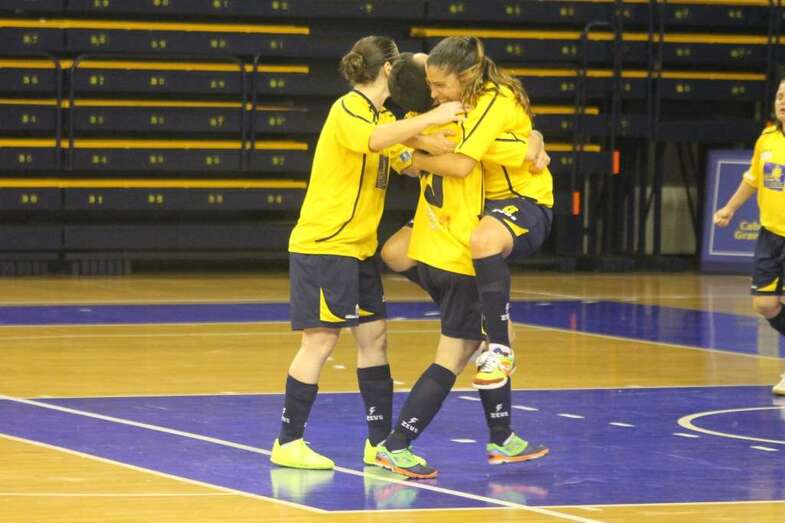 Imagen de archivo de un partido del Preconte Telde (Foto TA)