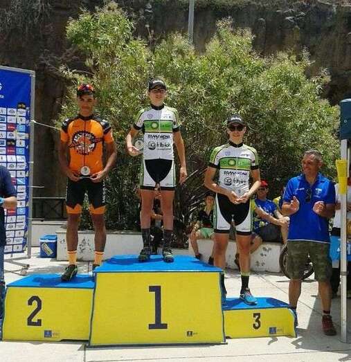 Gabriel Herrera y Gabriel Torres lograron el primer y tercer puestos (Foto TA)